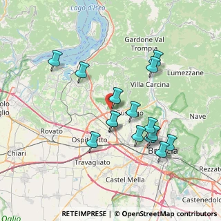 Mappa Via Pace, 25050 Rodengo-Saiano BS, Italia (6.98)