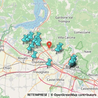 Mappa Via Pace, 25050 Rodengo-Saiano BS, Italia (7.365)