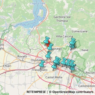 Mappa Via Pace, 25050 Rodengo-Saiano BS, Italia (7.72571)