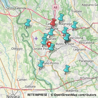 Mappa Viale dell'Industria, 21015 Lonate Pozzolo VA, Italia (6.54643)
