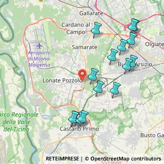 Mappa Viale dell'Industria, 21015 Lonate Pozzolo VA, Italia (4.56667)