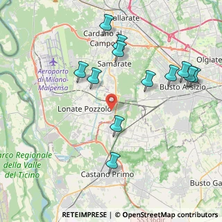 Mappa Viale dell'Industria, 21015 Lonate Pozzolo VA, Italia (4.35417)