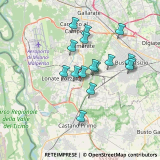Mappa Viale dell'Industria, 21015 Lonate Pozzolo VA, Italia (3.30563)
