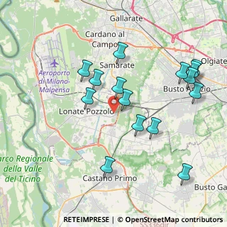 Mappa Viale dell'Industria, 21015 Lonate Pozzolo VA, Italia (4.07667)