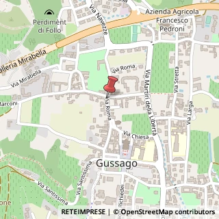 Mappa Via roma 34, 25064 Gussago, Brescia (Lombardia)