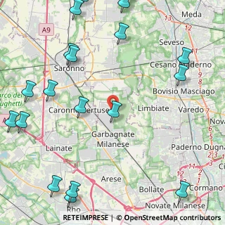 Mappa Via Cesare Battisti, 20020 Cesate MI, Italia (6.4865)