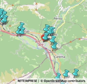 Mappa Via Cascine Lys, 11026 Pont-saint-martin AO, Italia (2.6235)