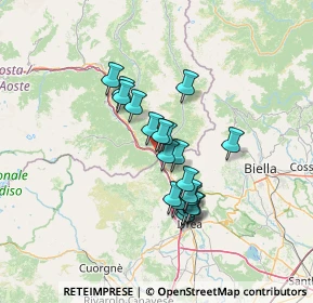 Mappa Via Cascine Lys, 11026 Pont-saint-martin AO, Italia (10.467)