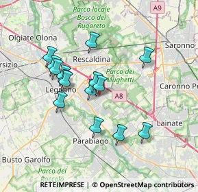 Mappa Via Massimo D'Azeglio, 20023 Cerro Maggiore MI, Italia (3.12267)
