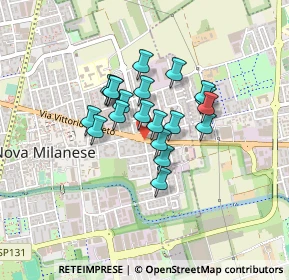 Mappa Via Giacomo Leopardi, 20834 Nova milanese MB, Italia (0.2925)