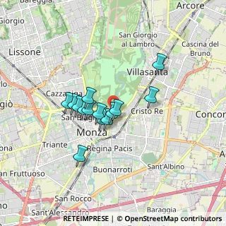 Mappa Via Gaetano Annoni, 20052 Monza MB, Italia (1.25143)
