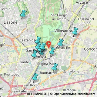 Mappa Via Gaetano Annoni, 20052 Monza MB, Italia (1.57846)