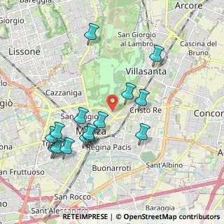 Mappa Via Gaetano Annoni, 20052 Monza MB, Italia (1.974)