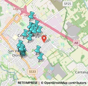 Mappa Via Alberto da Giussano, 20023 Cerro Maggiore MI, Italia (0.893)