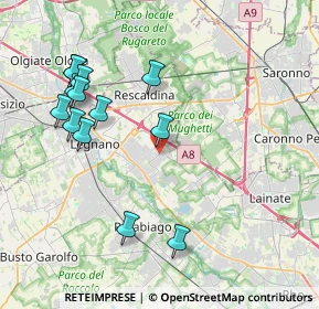 Mappa Via Alberto da Giussano, 20023 Cerro Maggiore MI, Italia (4.26077)