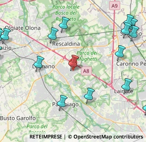 Mappa Via Alberto da Giussano, 20023 Cerro Maggiore MI, Italia (6.4045)