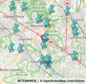Mappa Via Alberto da Giussano, 20023 Cerro Maggiore MI, Italia (4.68)