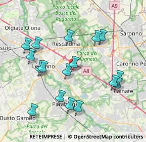 Mappa Via Alberto da Giussano, 20023 Cerro Maggiore MI, Italia (4.01176)