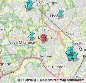 Mappa Viale della Repubblica, 20835 Muggiò MB, Italia (2.52364)