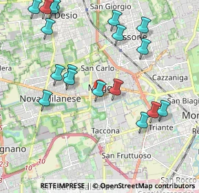 Mappa Viale della Repubblica, 20835 Muggiò MB, Italia (2.32)