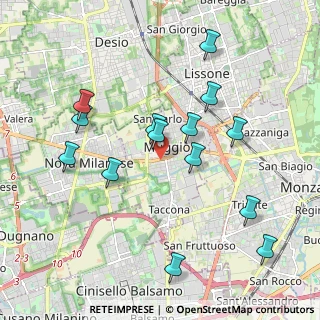 Mappa Viale della Repubblica, 20835 Muggiò MB, Italia (2.01071)