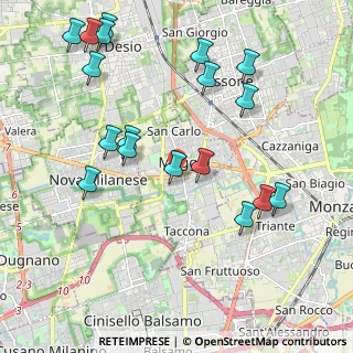 Mappa Viale della Repubblica, 20835 Muggiò MB, Italia (2.32)