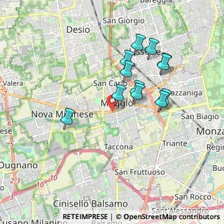 Mappa Viale della Repubblica, 20835 Muggiò MB, Italia (1.64333)