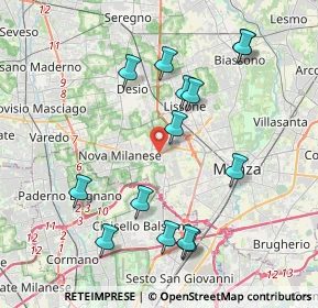 Mappa Viale della Repubblica, 20835 Muggiò MB, Italia (4.12286)