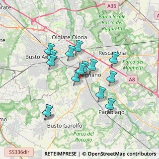 Mappa Via Bologna, 20025 Legnano MI, Italia (3.00467)