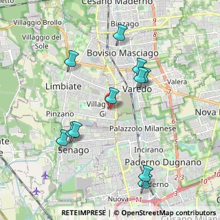 Mappa Via Eugenio Curiel, 20812 Limbiate MB, Italia (2.03)