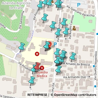 Mappa Gussago Ospedale Richiedei, 25064 Piazza BS, Italia (0.11786)