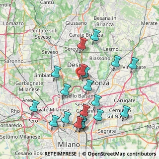 Mappa Viale della Repubblica, 20053 Muggiò MB, Italia (8.424)