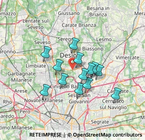 Mappa Viale della Repubblica, 20053 Muggiò MB, Italia (5.29154)