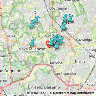 Mappa Viale della Repubblica, 20053 Muggiò MB, Italia (1.54583)