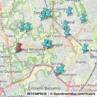 Mappa Viale della Repubblica, 20053 Muggiò MB, Italia (2.39188)