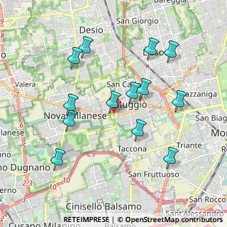 Mappa Viale della Repubblica, 20053 Muggiò MB, Italia (1.93385)