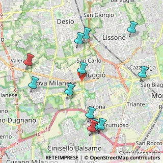 Mappa Viale della Repubblica, 20053 Muggiò MB, Italia (2.3475)