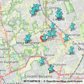 Mappa Viale della Repubblica, 20053 Muggiò MB, Italia (2.365)