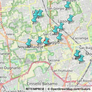 Mappa Viale della Repubblica, 20053 Muggiò MB, Italia (2.20214)