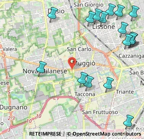Mappa Viale della Repubblica, 20053 Muggiò MB, Italia (2.85235)