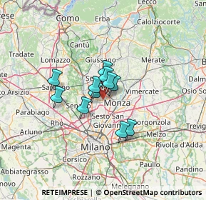 Mappa Viale della Repubblica, 20053 Muggiò MB, Italia (7.94182)