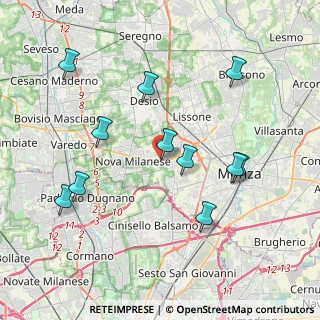 Mappa Viale della Repubblica, 20053 Muggiò MB, Italia (4.02364)