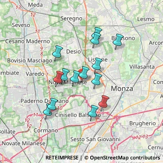 Mappa Viale della Repubblica, 20053 Muggiò MB, Italia (3.13143)
