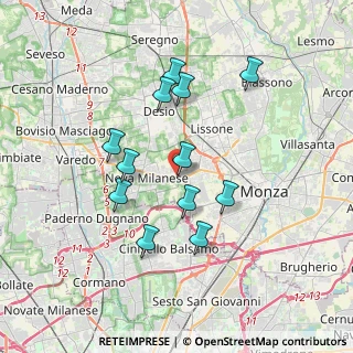 Mappa Viale della Repubblica, 20053 Muggiò MB, Italia (3.2375)