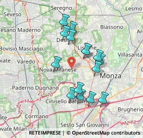 Mappa Viale della Repubblica, 20053 Muggiò MB, Italia (3.18133)