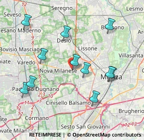 Mappa Viale della Repubblica, 20053 Muggiò MB, Italia (4.02364)