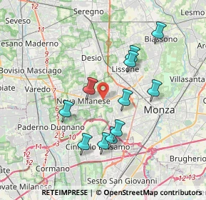 Mappa Viale della Repubblica, 20053 Muggiò MB, Italia (3.37)