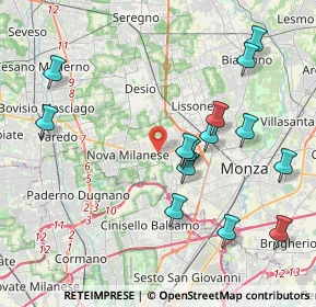 Mappa Viale della Repubblica, 20053 Muggiò MB, Italia (4.32643)