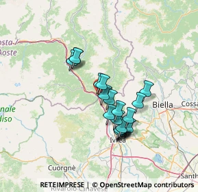 Mappa Via Nazionale per Carema, 11026 Pont-saint-martin AO, Italia (11.073)
