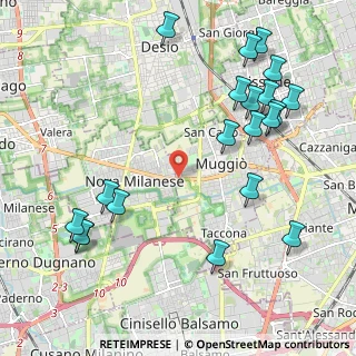 Mappa Via Amatore Sciesa, 20835 Muggiò MB, Italia (2.535)